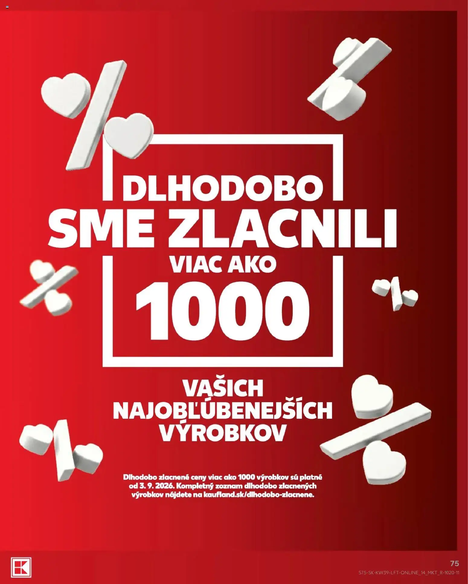 Nové Kaufland akcie – leták je platný od 24.09.2026 | Strana: 75
