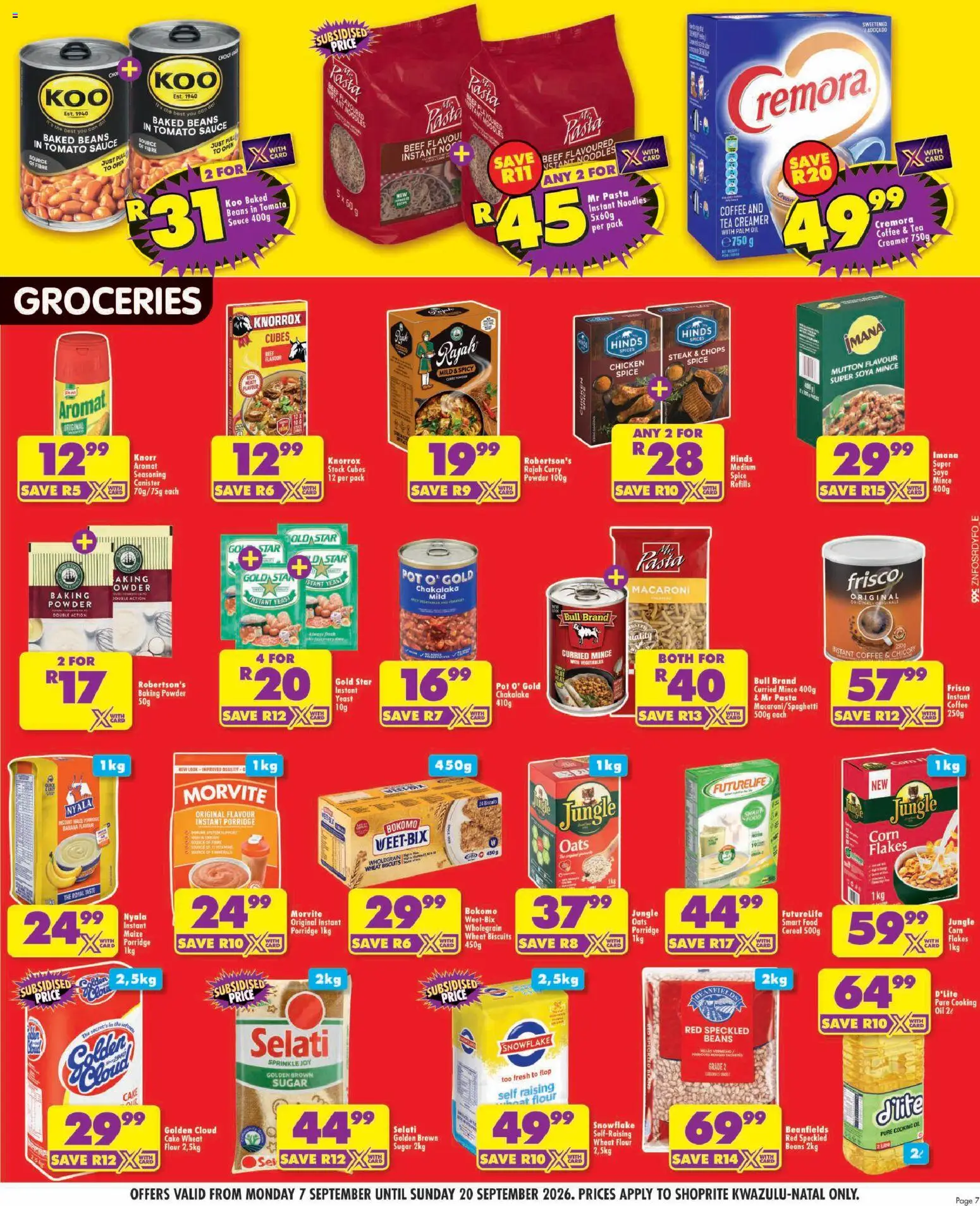New Shoprite catalogue – valid from 07/09/2026 | Page: 7