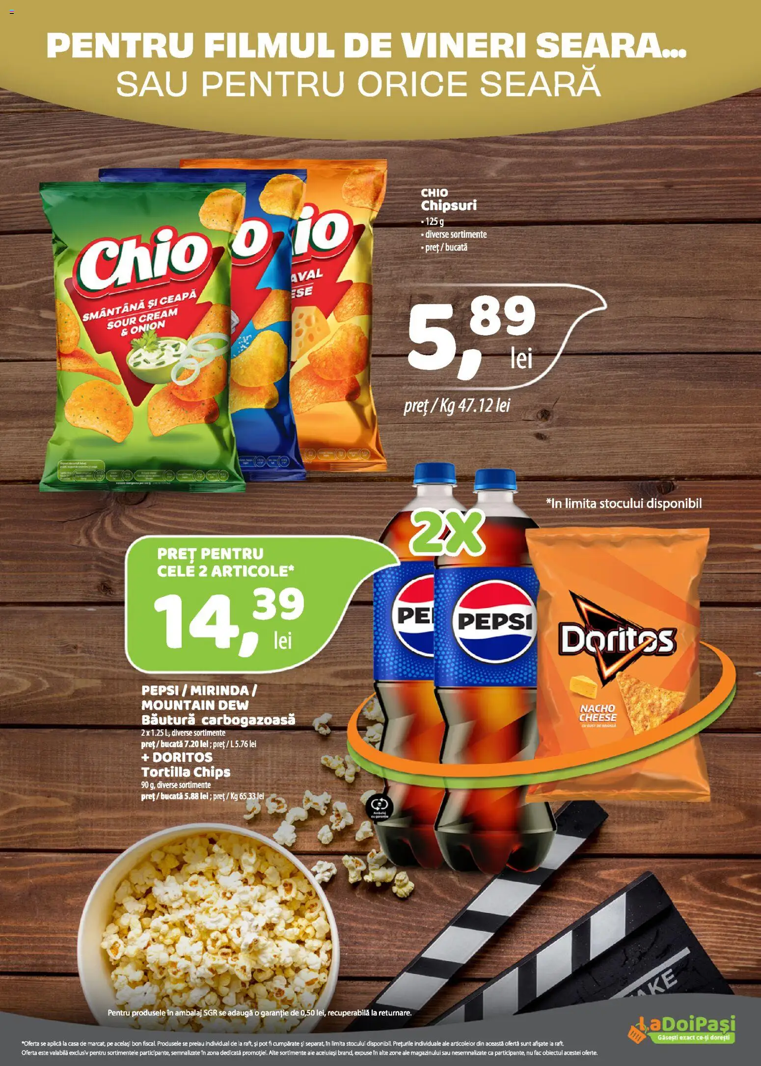 Noul catalog LaDoiPași – valabil de la 01.09.2026 | Pagină: 8 | Produse: Aplică, Pepsi, Ceapă, Doritos