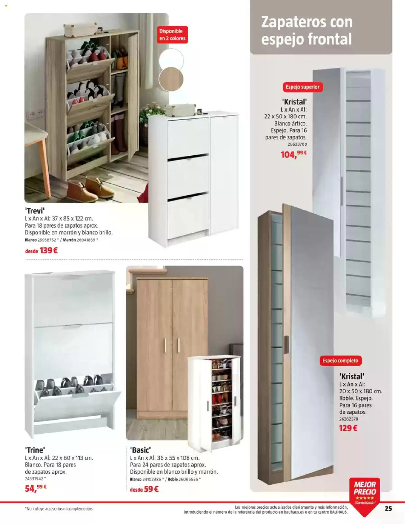 Bauhaus Ordenación │ válido desde el 18/08/2026 | Página: 25 | Productos: Espejo
