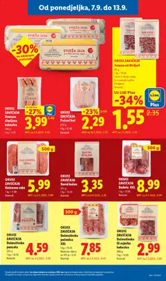 SVJEŽA JAJA, Svježa jaja iz staklenog (podnog) uzgoja - Pregled kataloga iz trgovine Lidl, vrijedi od 07.09.2026 | Stranica: 15