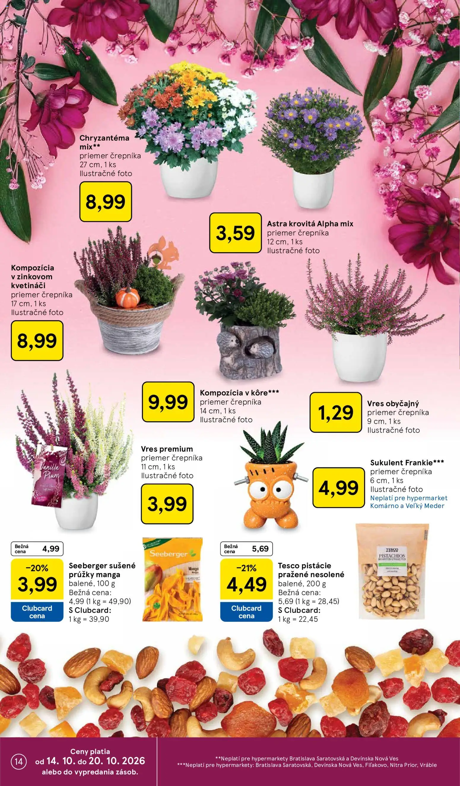 Nové Tesco akcie – leták je platný od 14.10.2026 | Strana: 14