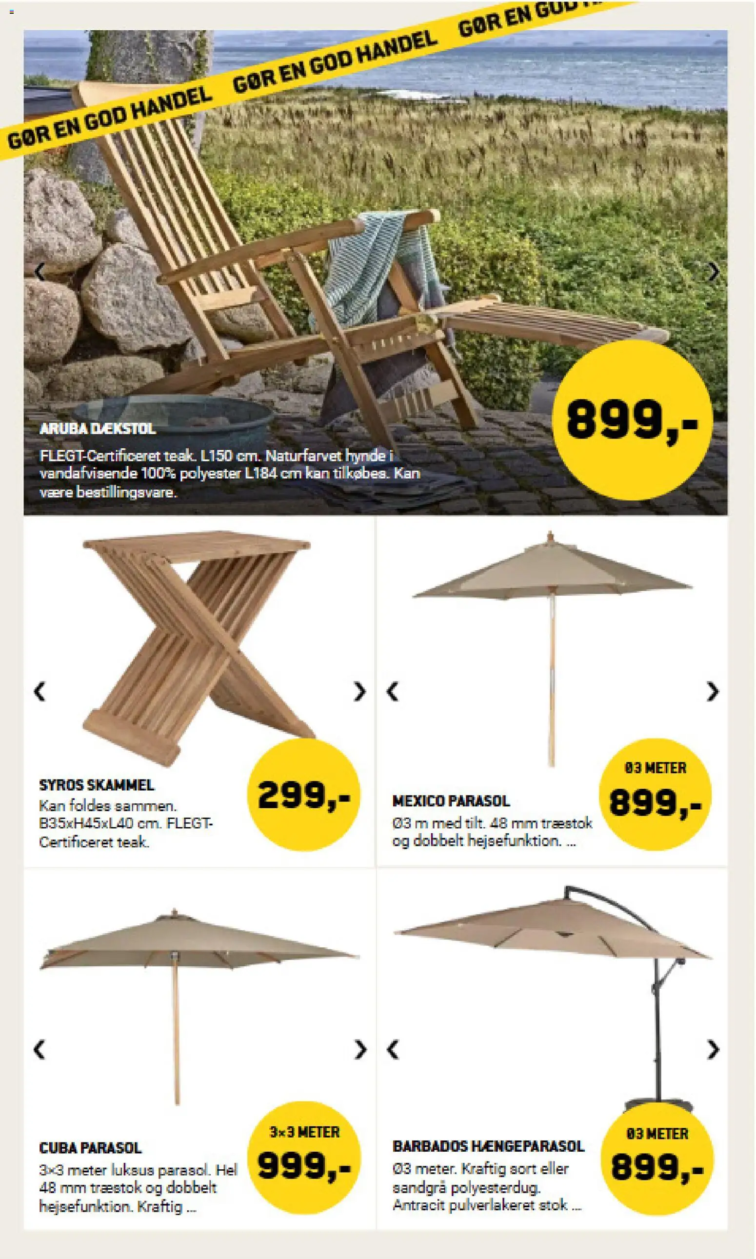 XL-BYG tilbudsavis – gyldig fra 15.05.2026 | Side: 21 | Produkter: Skammel, Parasol