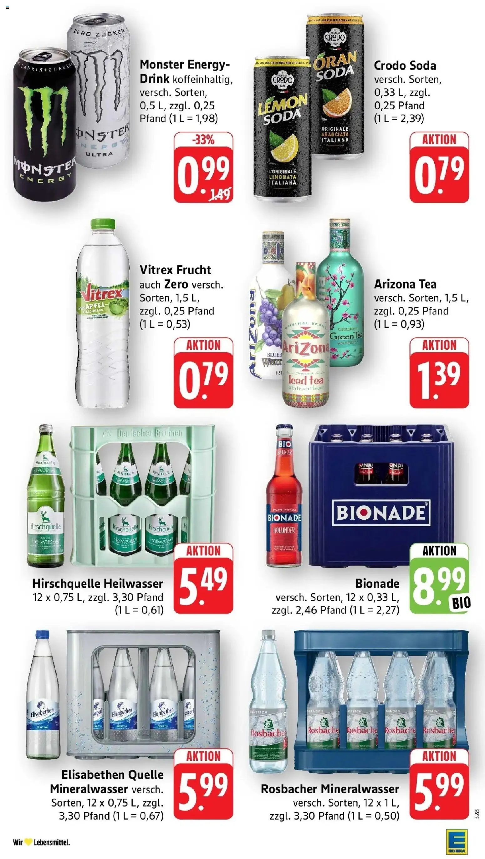 Edeka Prospekt Offenbach (ab 28.09.2026) » Angebote Online | Seite: 30 | Produkte: Energy, Äpfel, Bionade, Mineralwasser