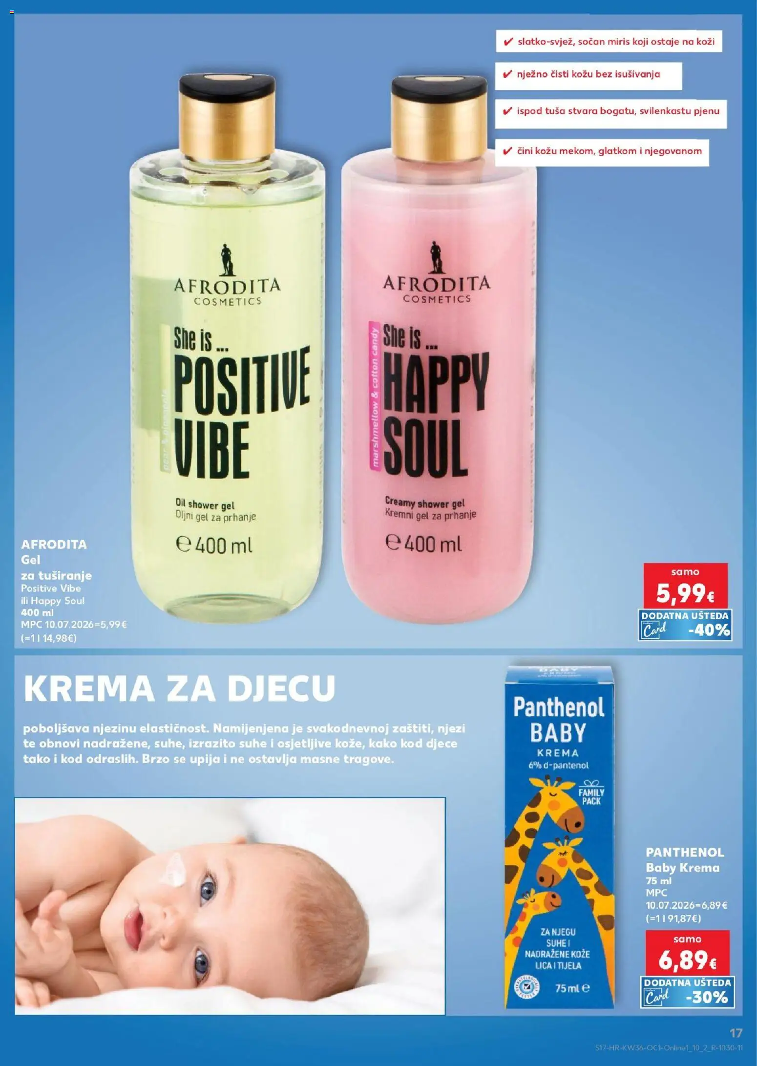 Kaufland katalog | vrijedi od 02.09.2026 | Stranica: 17 | Proizvodi: Miris, Krema
