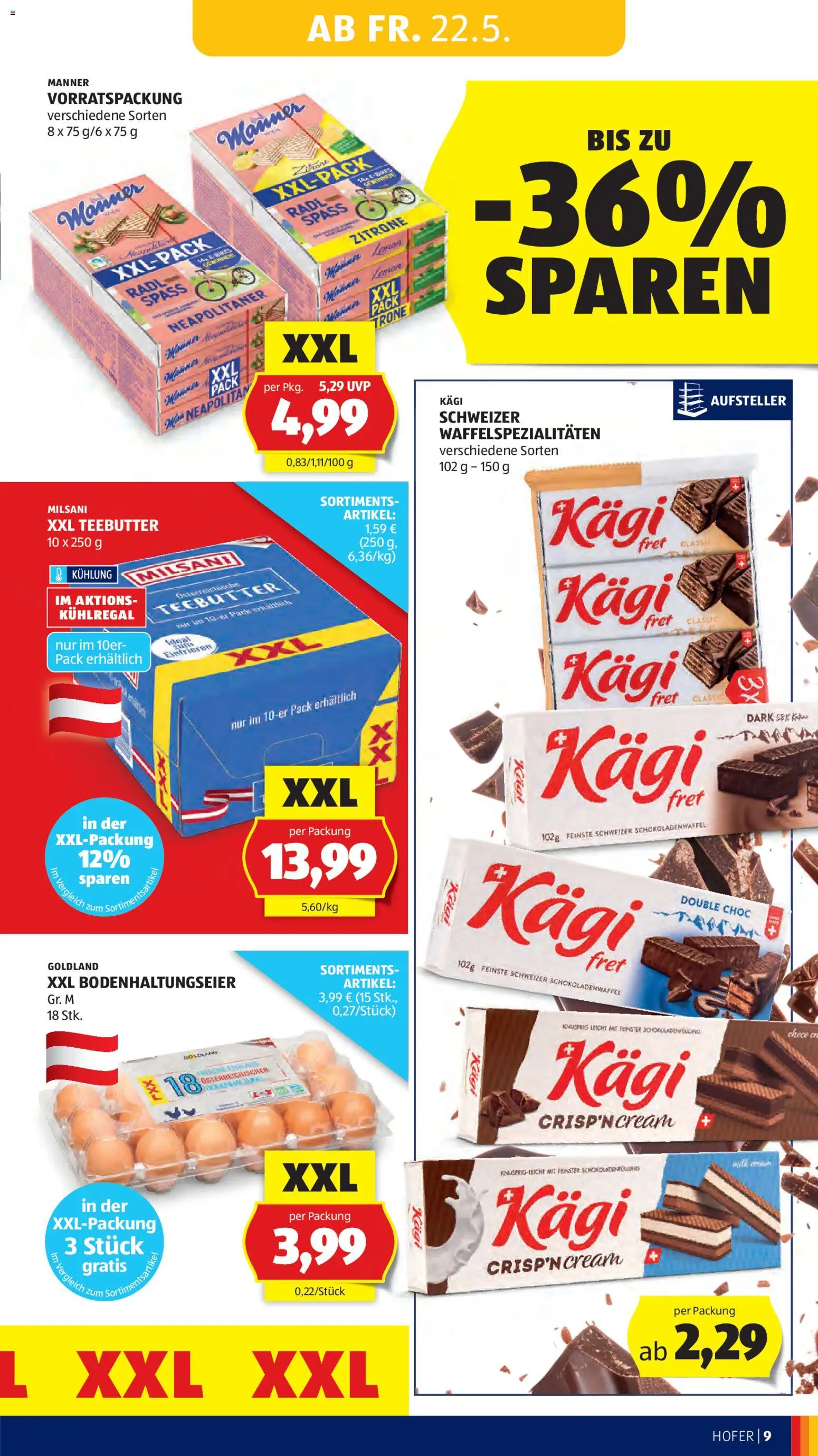 Hofer Flugblatt gültig ab 22.05.2026 | Seite: 13 | Produkte: Zitrone, Schokolade