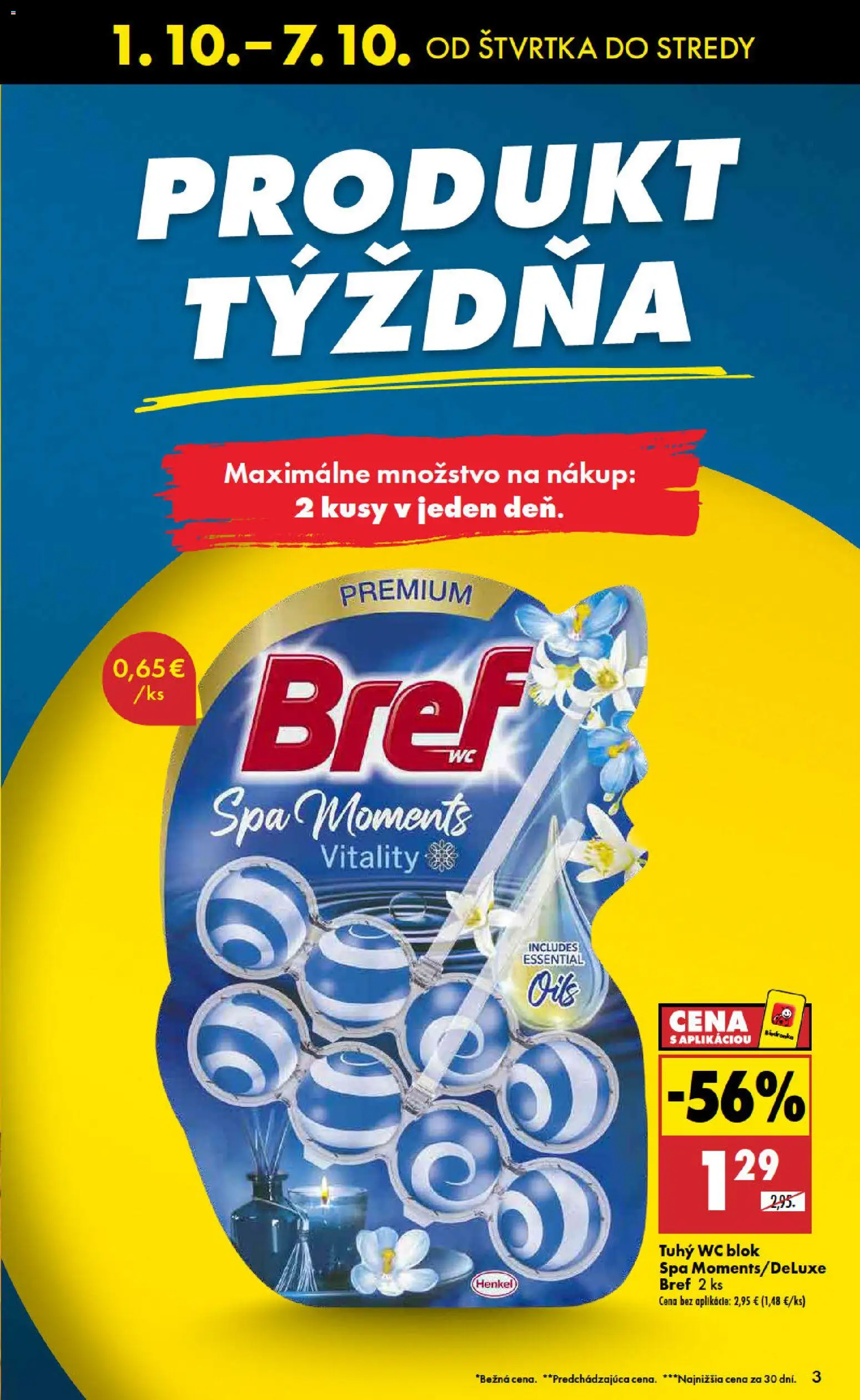 Nové Biedronka akcie – leták je platný od 01.10.2026 | Strana: 3 | Produkty: Wc, Wc blok