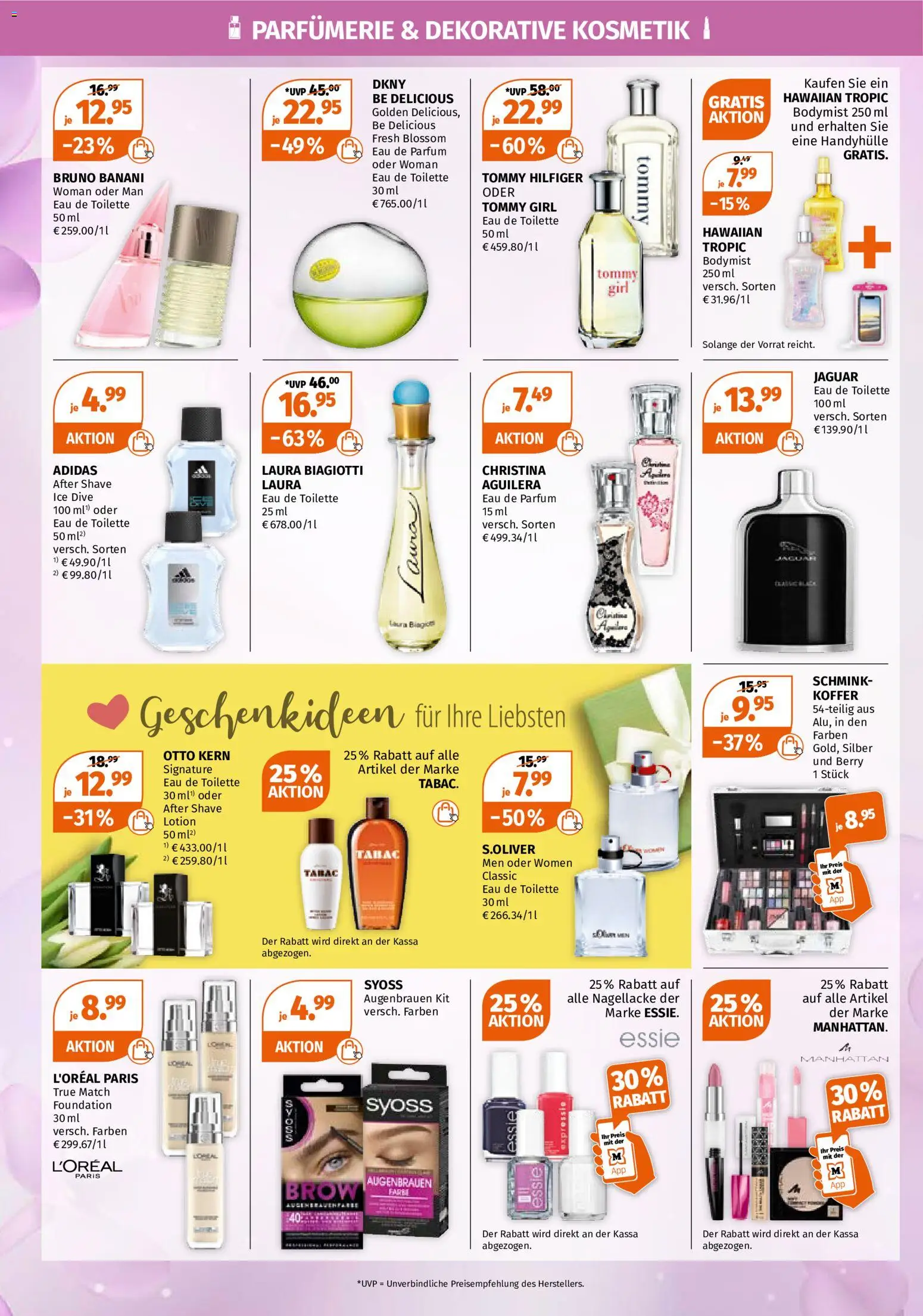 Müller Flugblatt gültig ab 04.05.2026 | Seite: 2 | Produkte: Koffer, Toilette, Parfüm, Eau de Toilette