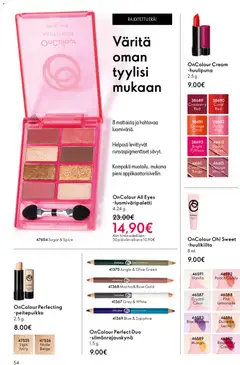 Oriflame-mainoslehti voimassa 22.04.2026 alkaen | Sivu: 54