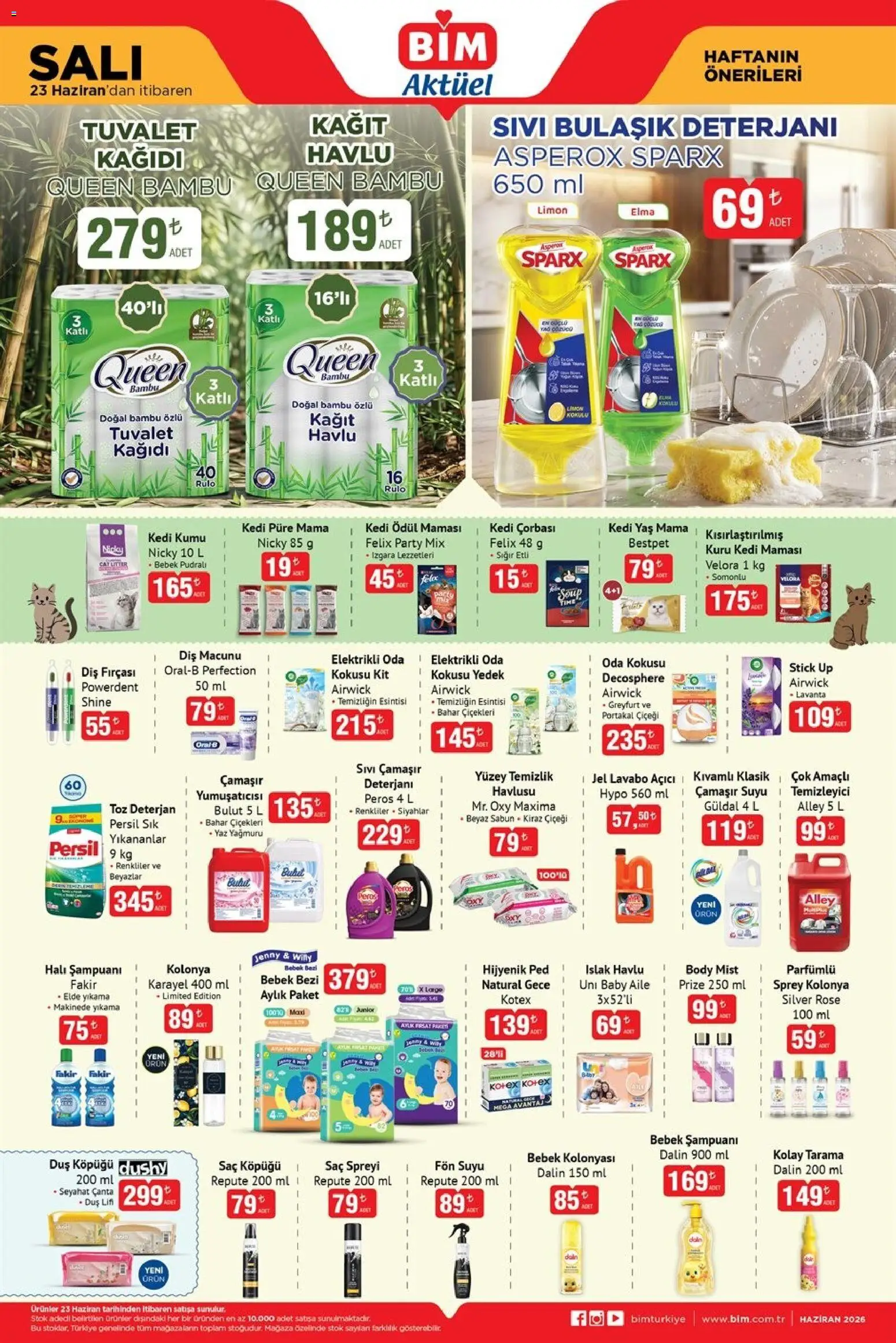 🛍️ BİM - Katalog Salı, 23 Haziran 2026 itibariyle » Özel fırsatları keşfedin ve bugün tasarruf edin! 💰