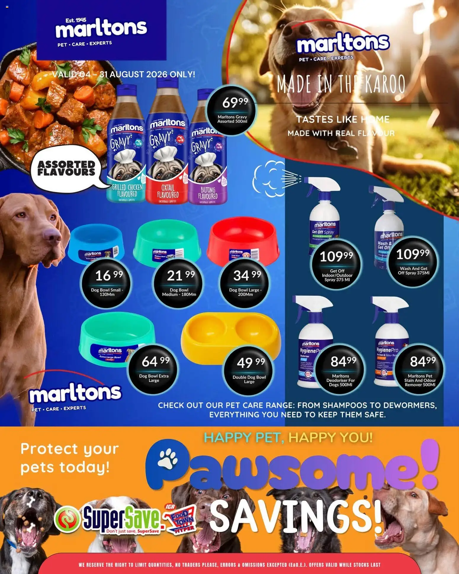 New Super Save catalogue – valid from 04/08/2026 | Page: 17 | Products: Bowl, Chicken, Gravy