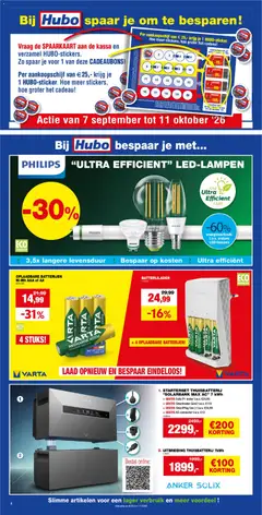Hubo folder - Voorbeeld van een folder van Hubo, geldig van 07/09/2026 | Pagina: 2