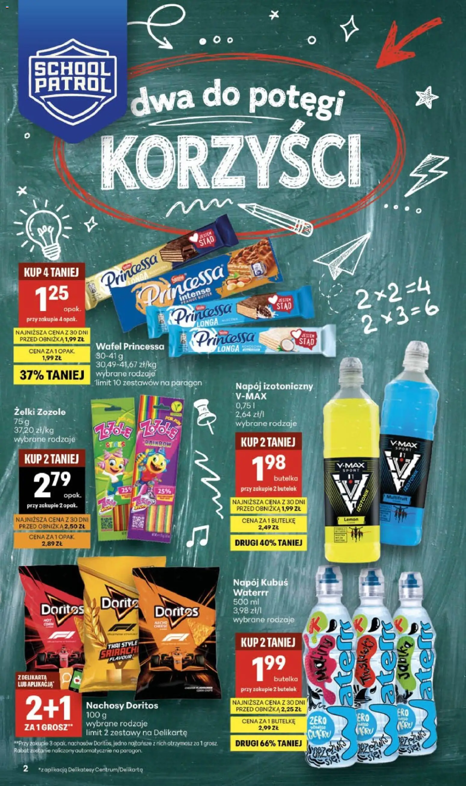 Delikatesy Centrum gazetka od 10.09.2026 | Strona: 2 | Produkty: Nachosy, Kubuś, Delikatesy, Doritos