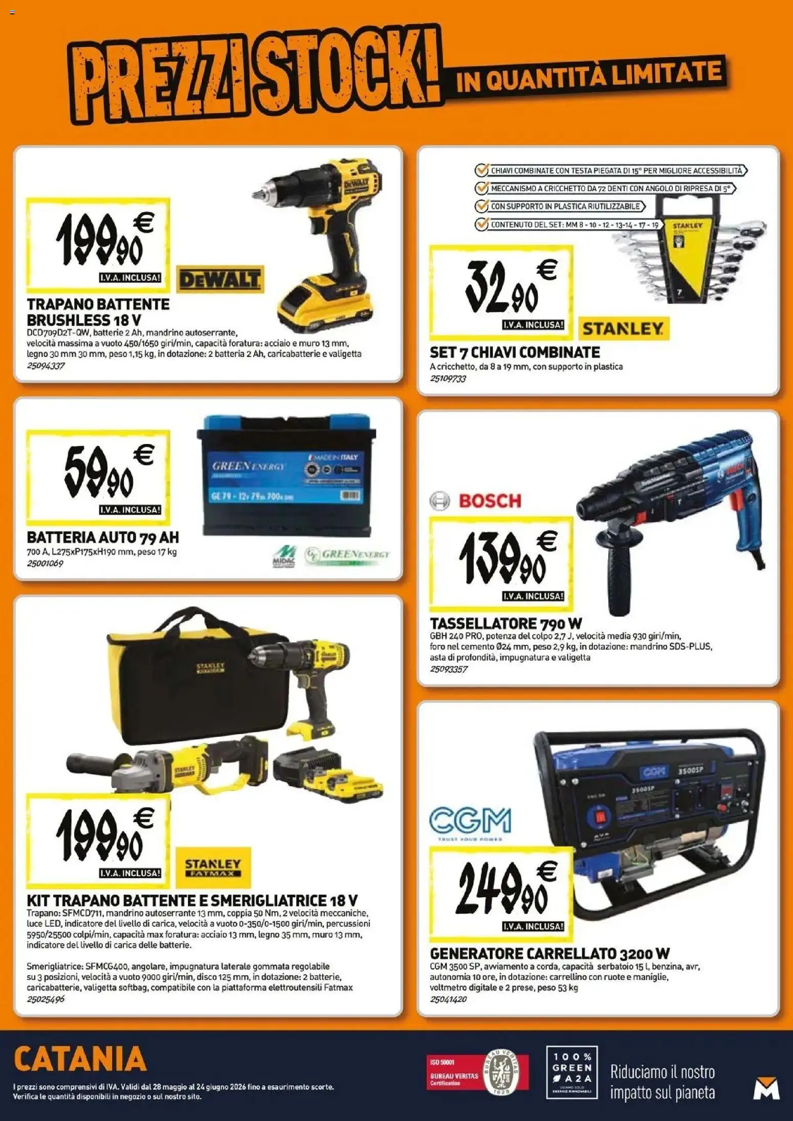 Volantino TECNOMAT del 27.05.2026 | Pagina: 21 | Prodotti: Trapano, Disco, Valigetta, Batteria