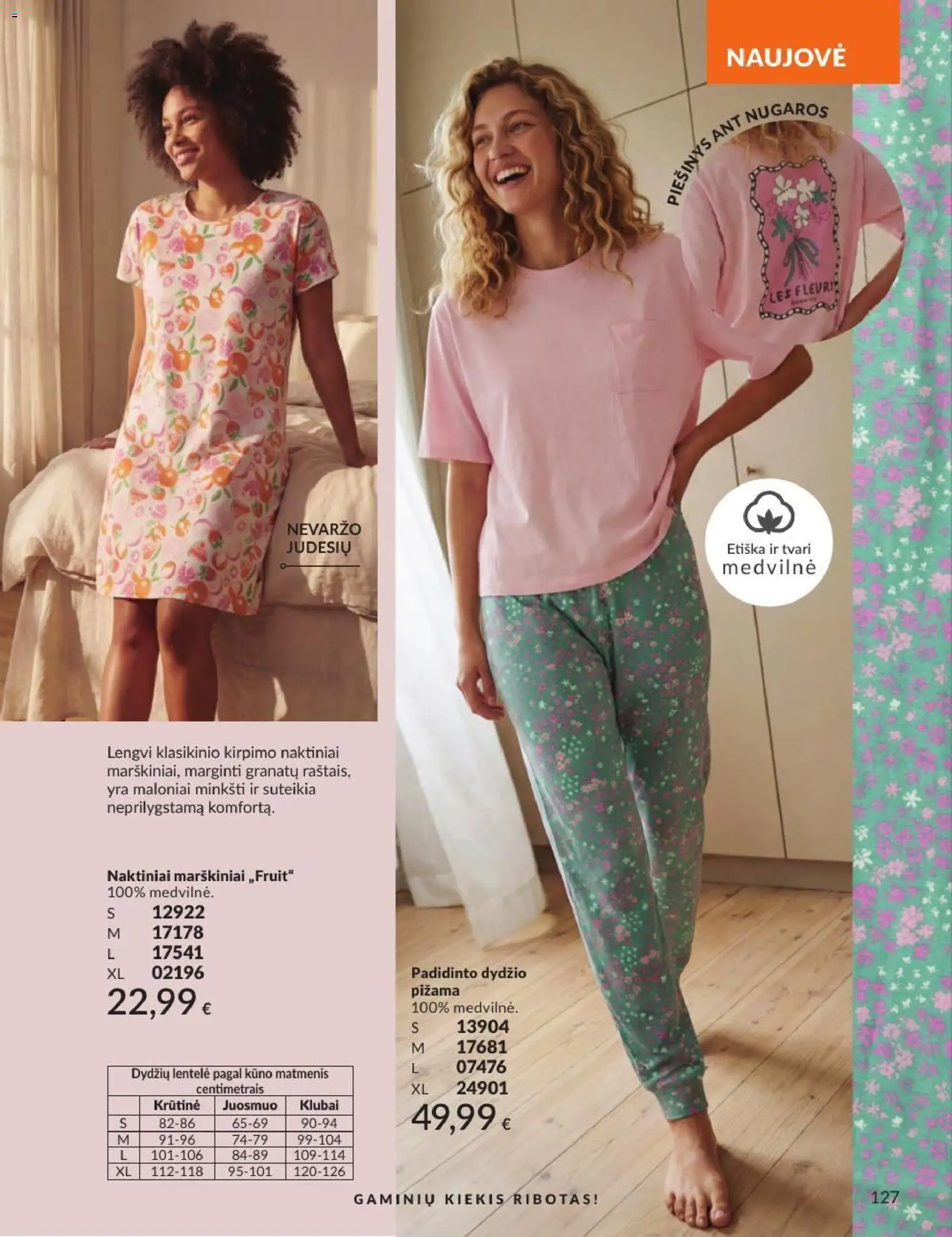 AVON akcijos nuo 2026.07.01 | Puslapis: 127 | Prekių: Naktiniai, Marškiniai, Pižama