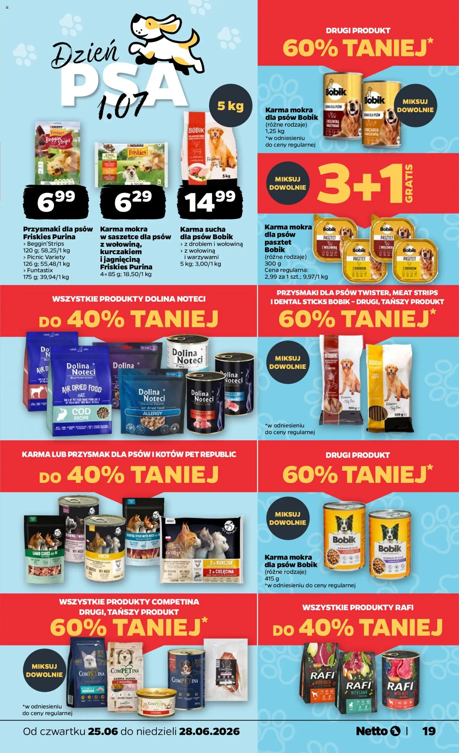 Netto gazetka od czwartku spożywcza od 25.06.2026 | Strona: 19 | Produkty: Kurczak, Jagnięcina, Wołowina