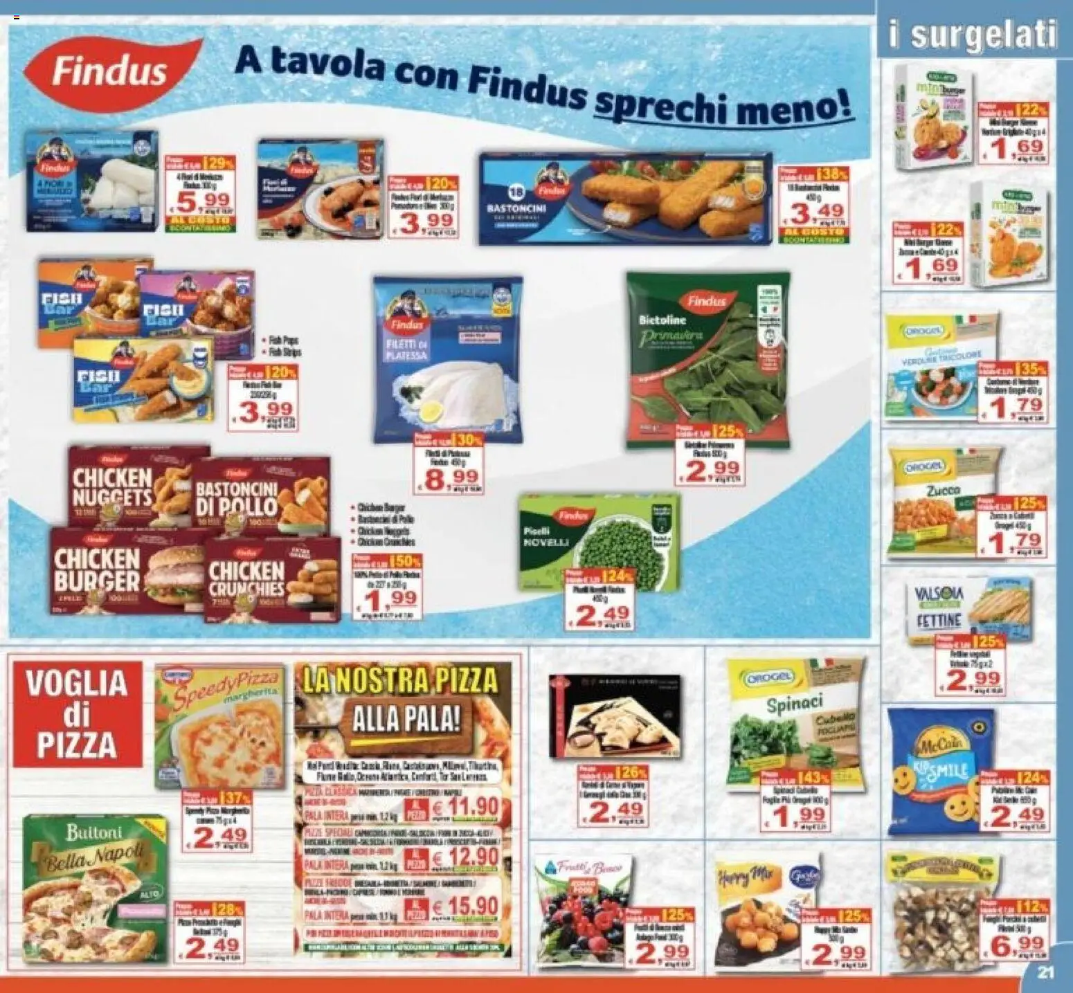 Volantino CTS del 10.06.2026 | Pagina: 21 | Prodotti: Pollo, Nuggets, Spinaci, The