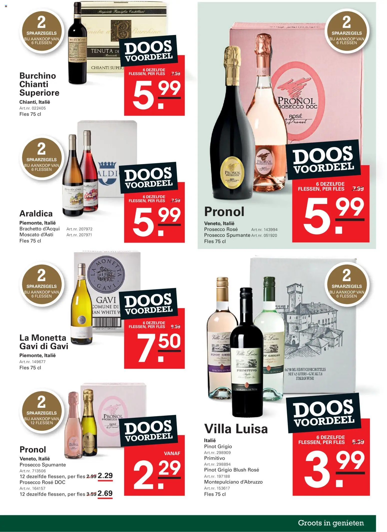 {H1} | Pagina: 47 | Producten: Fles, La, Blush, Prosecco