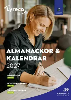 Lyreco erbjudanden almanackor - Förhandsvisning av reklamblad från butik Lyreco aktuell från 01/09/2026