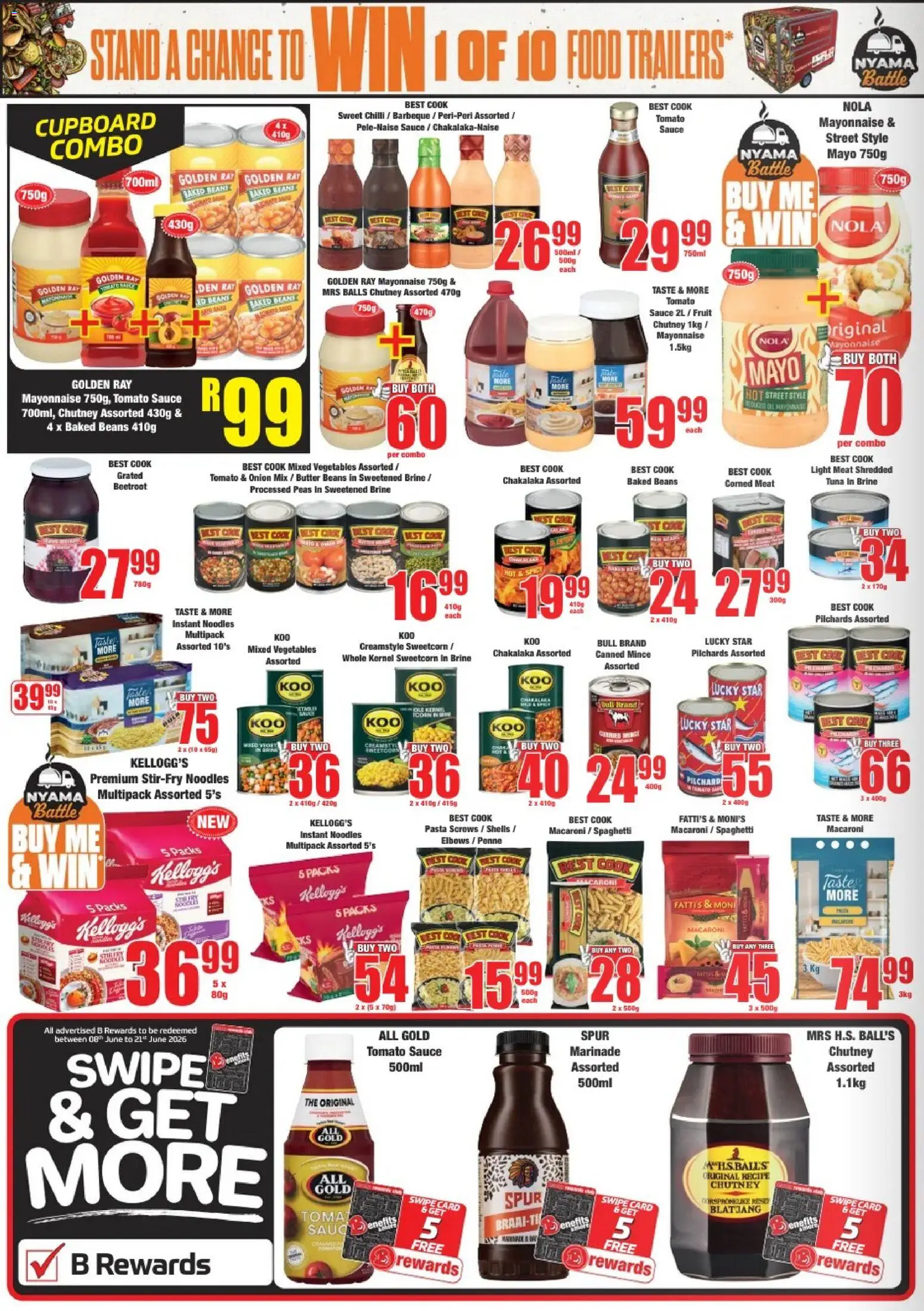 New Boxer catalogue – valid from 25.05.2026 | Page: 8 | Products: Pilchards, Beans, Sauces, Marinade