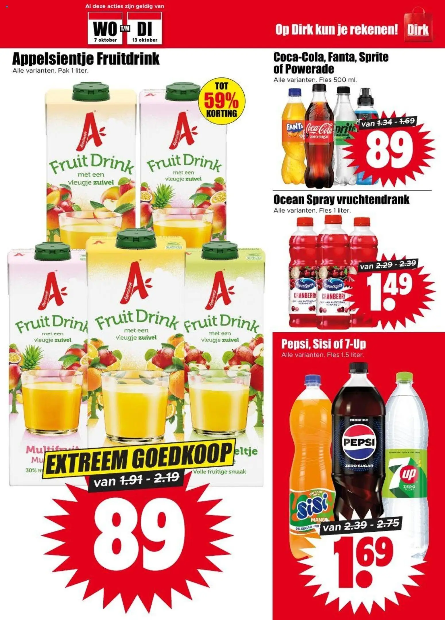 {H1} | Pagina: 19 | Producten: Fles, Pepsi, 7up, Fruit