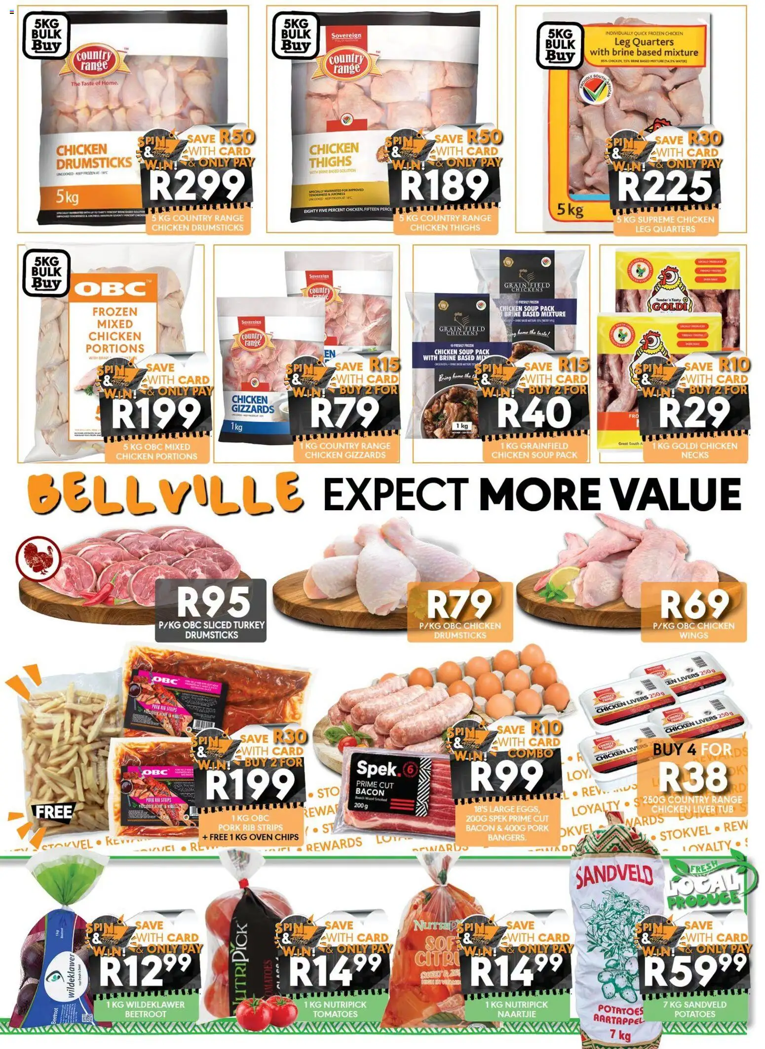 New OBC catalogue – valid from 24/09/2026 | Page: 3 | Products: Chicken, Soup, Potatoes, Water