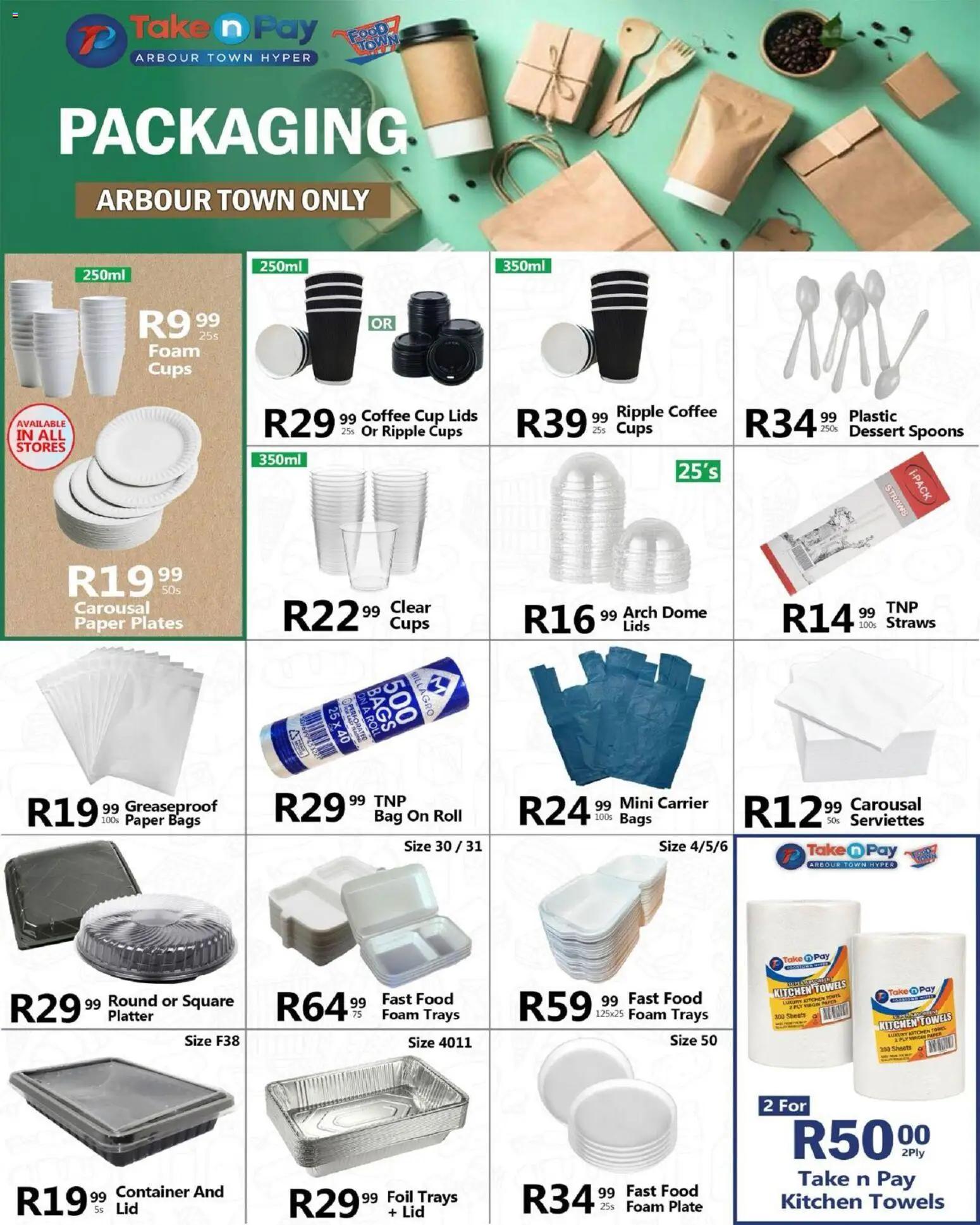 New Take n Pay catalogue – valid from 04.05.2026 | Page: 42 | Products: Bag, Plate, Paper, Paper plates