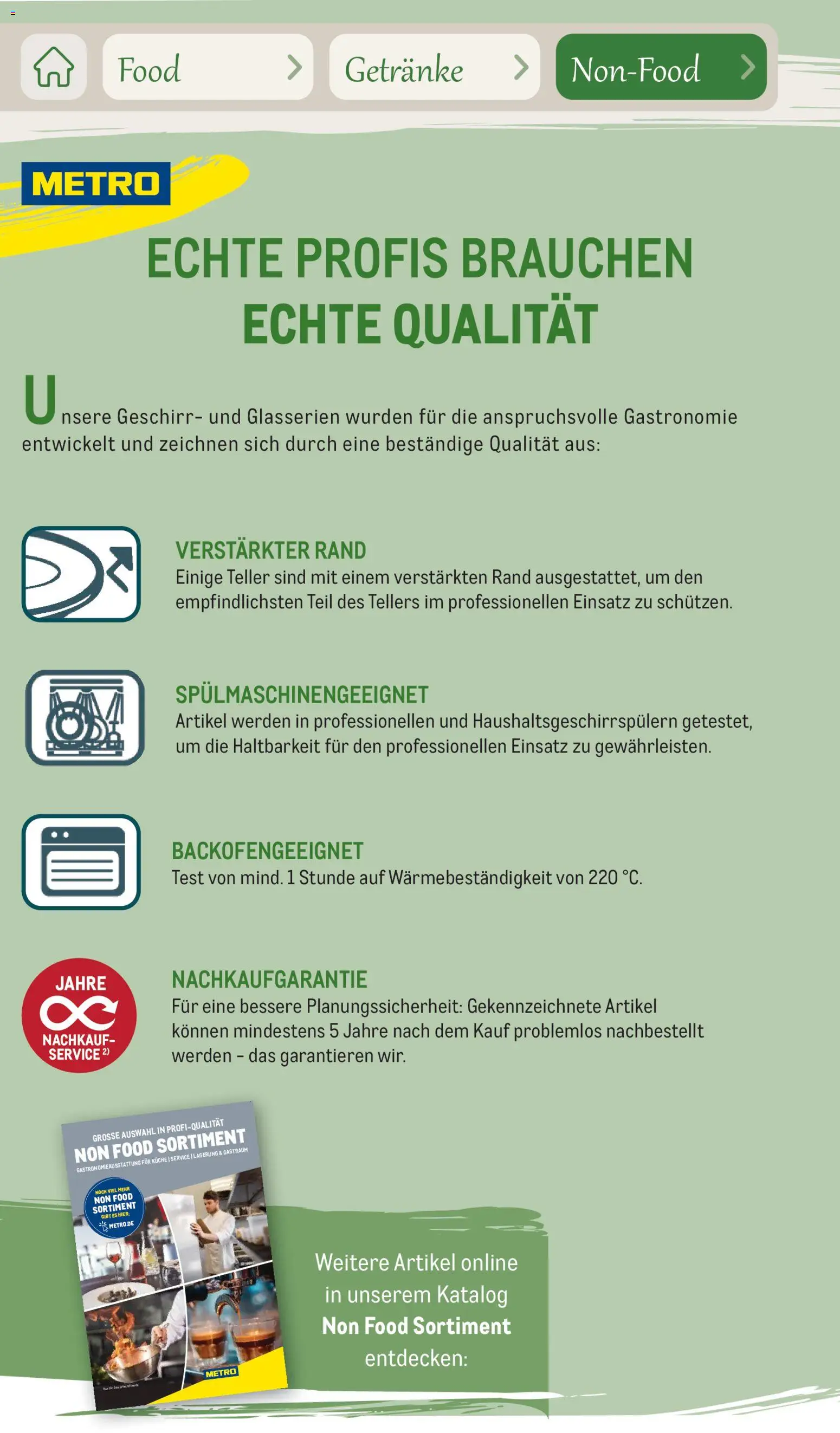 Metro Saisonkatalog Outdoor Dining – gültig ab 01.06.2026 | Seite: 85 | Produkte: Küche