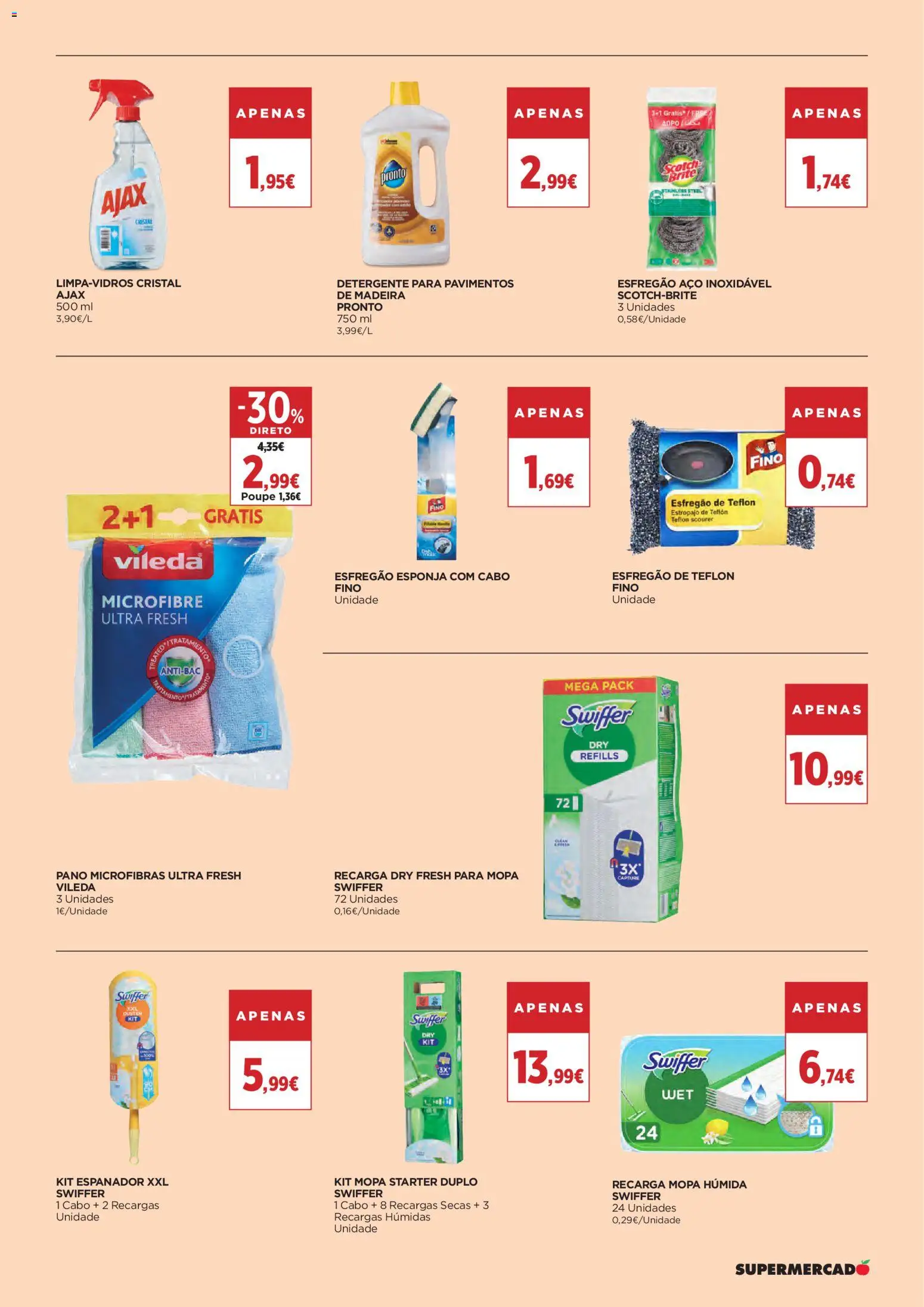 El Corte Ingles folheto │ válido de 21/08/2026 | Página: 7 | Produtos: Esfregão, Cabo, Esponja, Detergente
