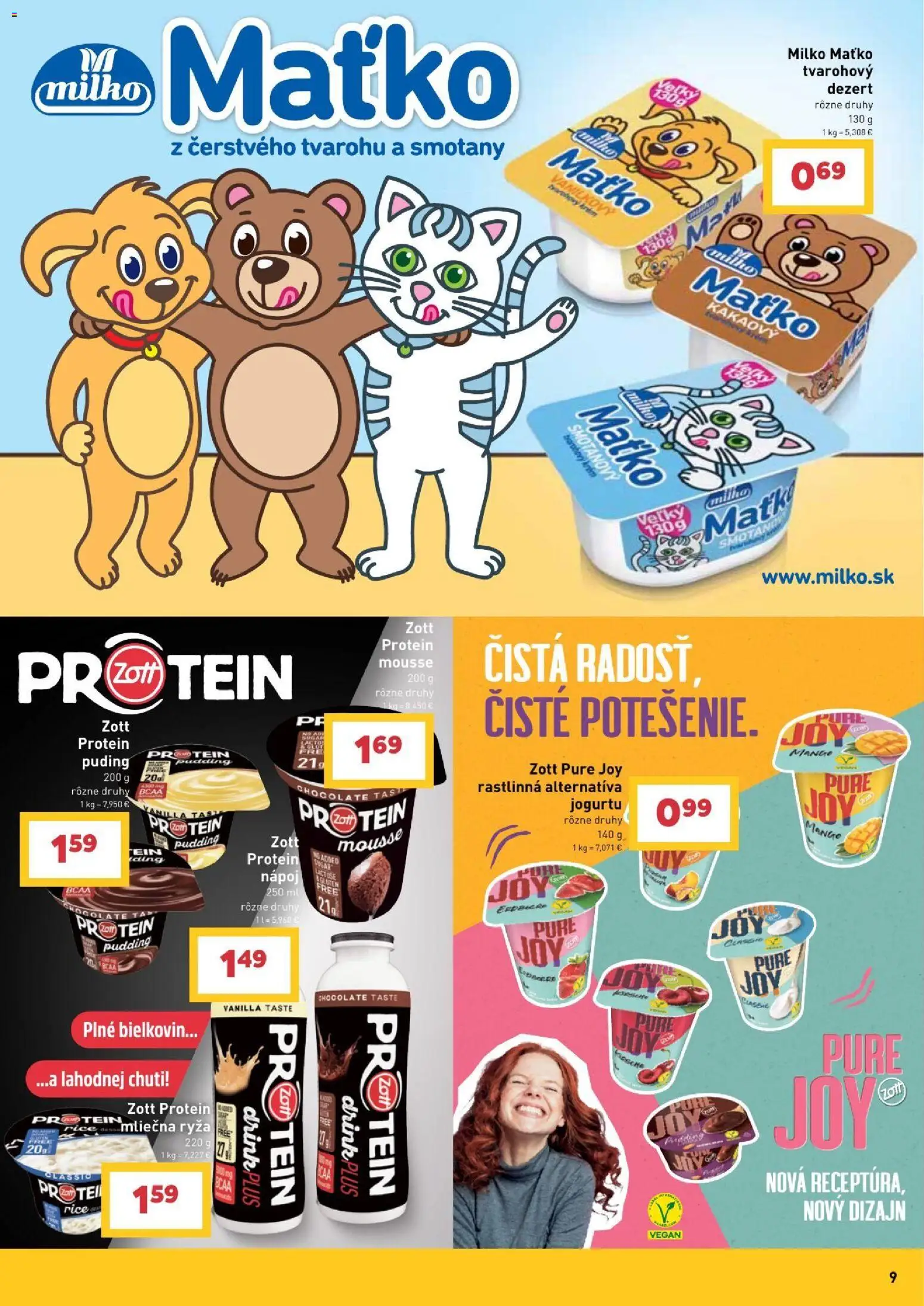 Nové Billa akcie – leták je platný od 30.09.2026 | Strana: 9 | Produkty: Ryža, Protein, Mango, Dezert