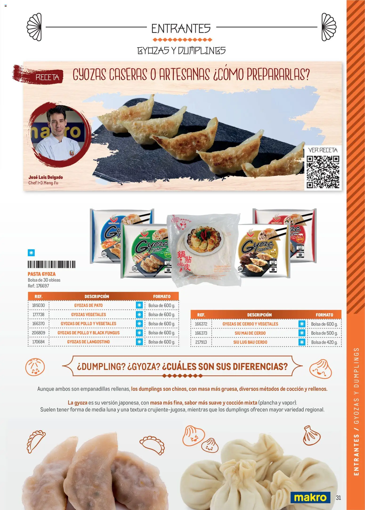 Makro Cocina Fusión Asiática Prat │ válido desde el 11.05.2026 | Página: 31 | Productos: Cerdo, Pasta, Bolsa, Langostino