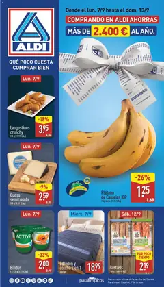 Vista previa Aldi folleto Canarias válido desde el 07/09/2026