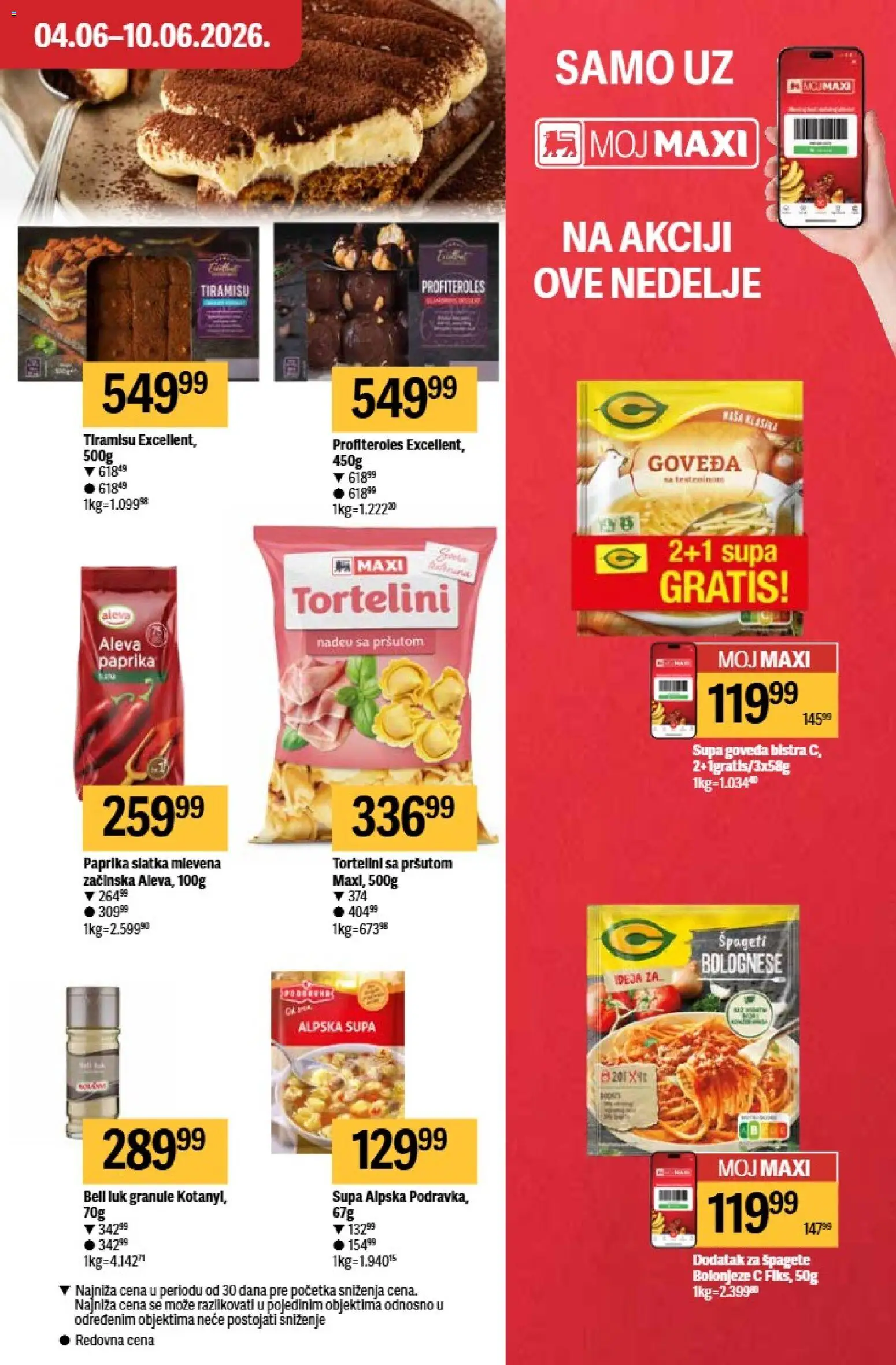 Maxi katalog - važi od 04.06.2026 | Strana: 15 | Proizvode: Paprika, Špageti