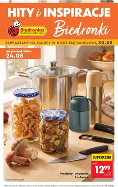 Pogląd oferty "Biedronka gazetka - Hity i inspiracje" - ważna od 24.08.2026