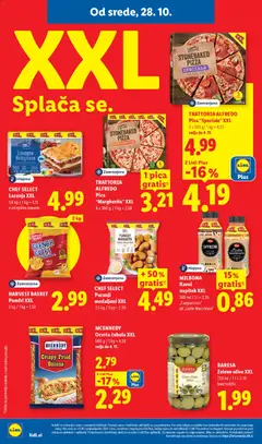 Lidl katalog akcije – veljaven od 28.10.2026 | Stran: 12 | Izdelki: Olive, Pica, Lazanja, Cebula