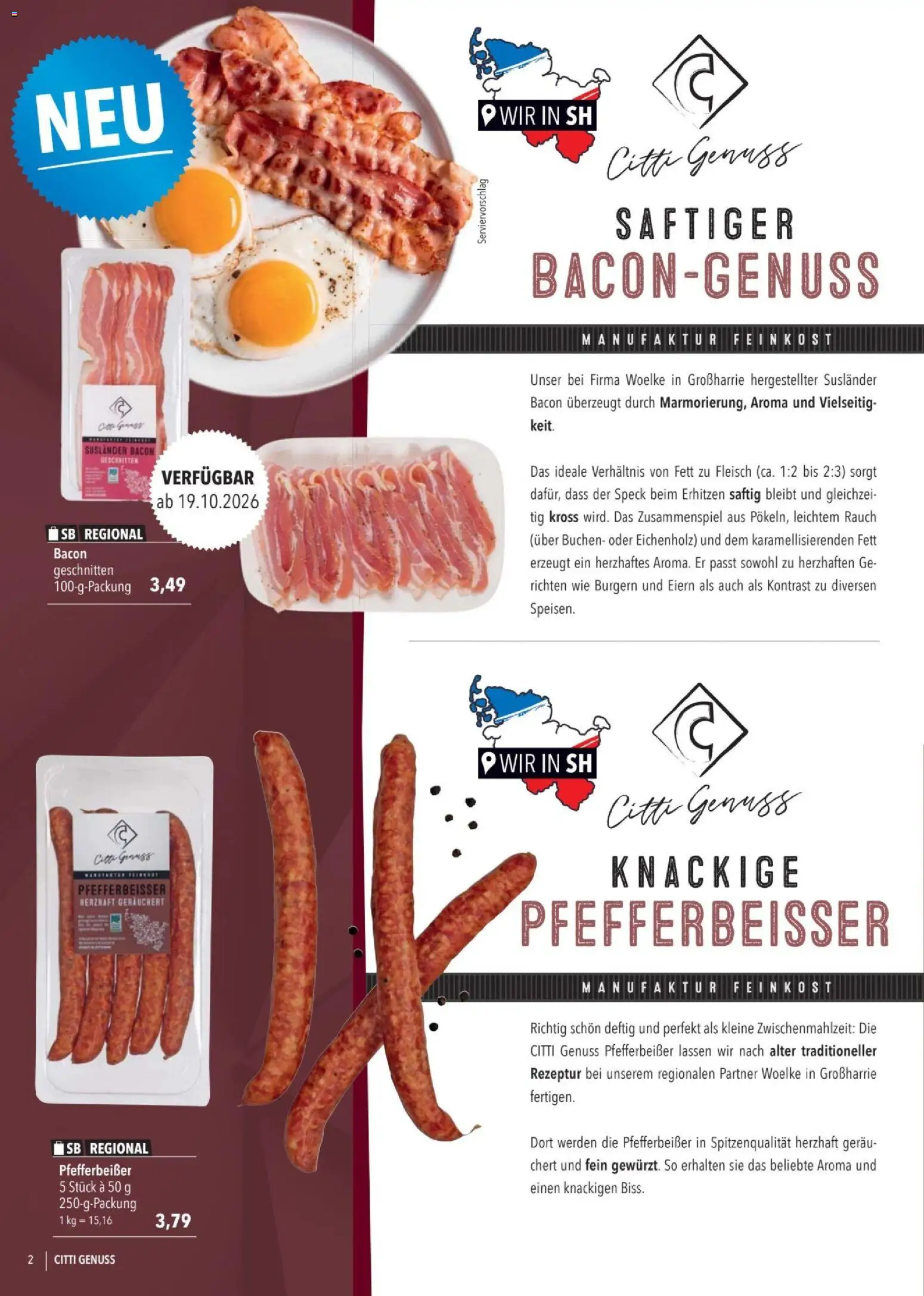 CITTI tilbudsavis – gyldig fra 06/10/2026 | Side: 2 | Produkter: Bacon
