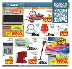 Anteprima del volantino SuperConveniente volantino Ragusa, Villafranca valido a partire dal 21/08/2026 | Pagina: 23 | Prodotti: Piatti, TV, Aspirapolvere, Batteria