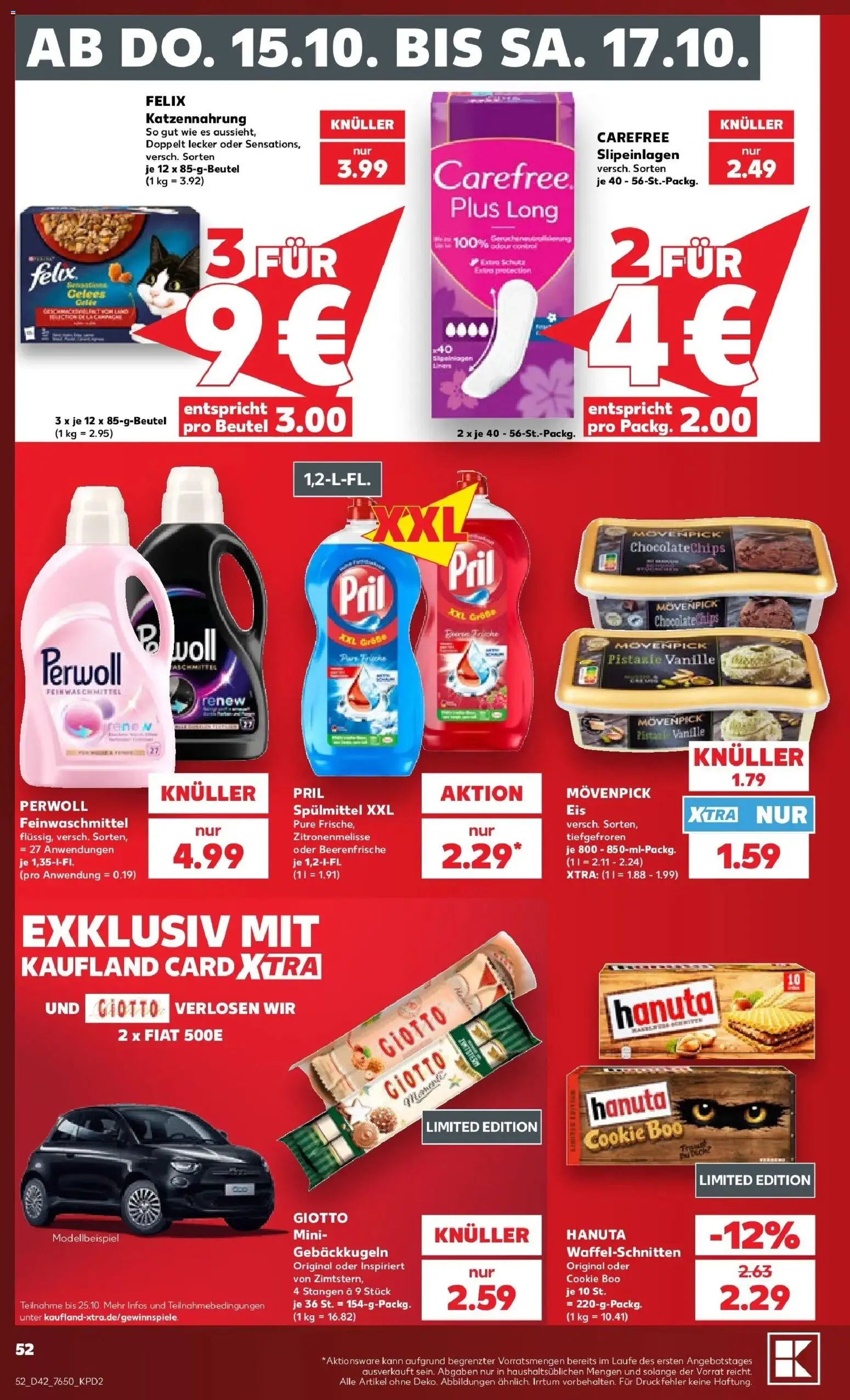 Prospekt Kaufland ab 12.10.2026 » Angebote Online zum Blättern | Seite: 56 | Produkte: Perwoll, Vanille, Pril