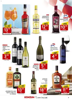 Konzum HR akciós újság - amely érvényes a következő dátumtól: 17.06.2026 | Oldal: 9 | Termékek: Jägermeister, Aperol, Jameson