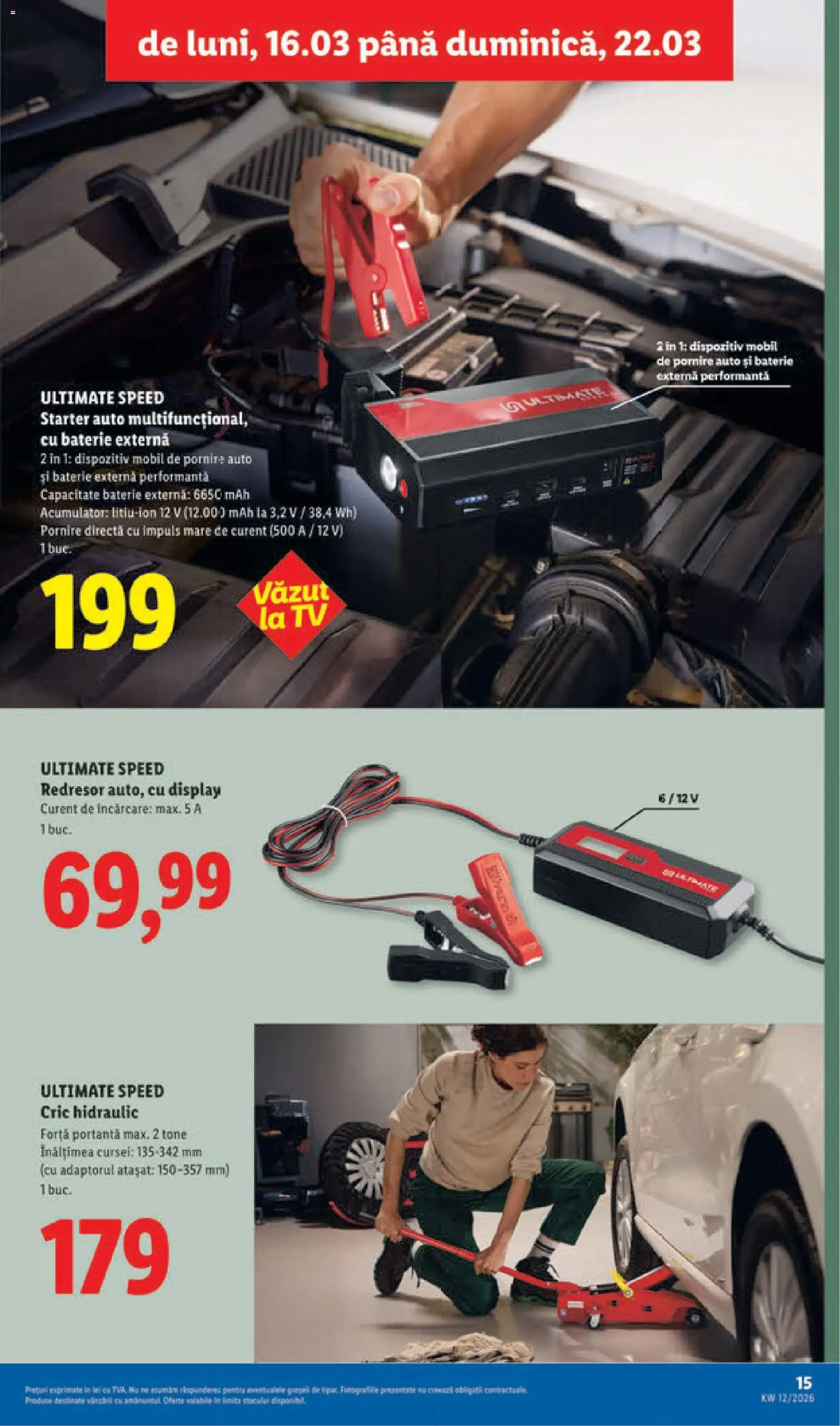Noul catalog Lidl – valabil de la 16.03.2026 | Pagină: 15 | Produse: Baterie