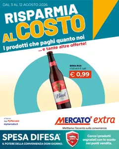 Anteprima del volantino Mercatò volantino Extra valido a partire dal 03/08/2026