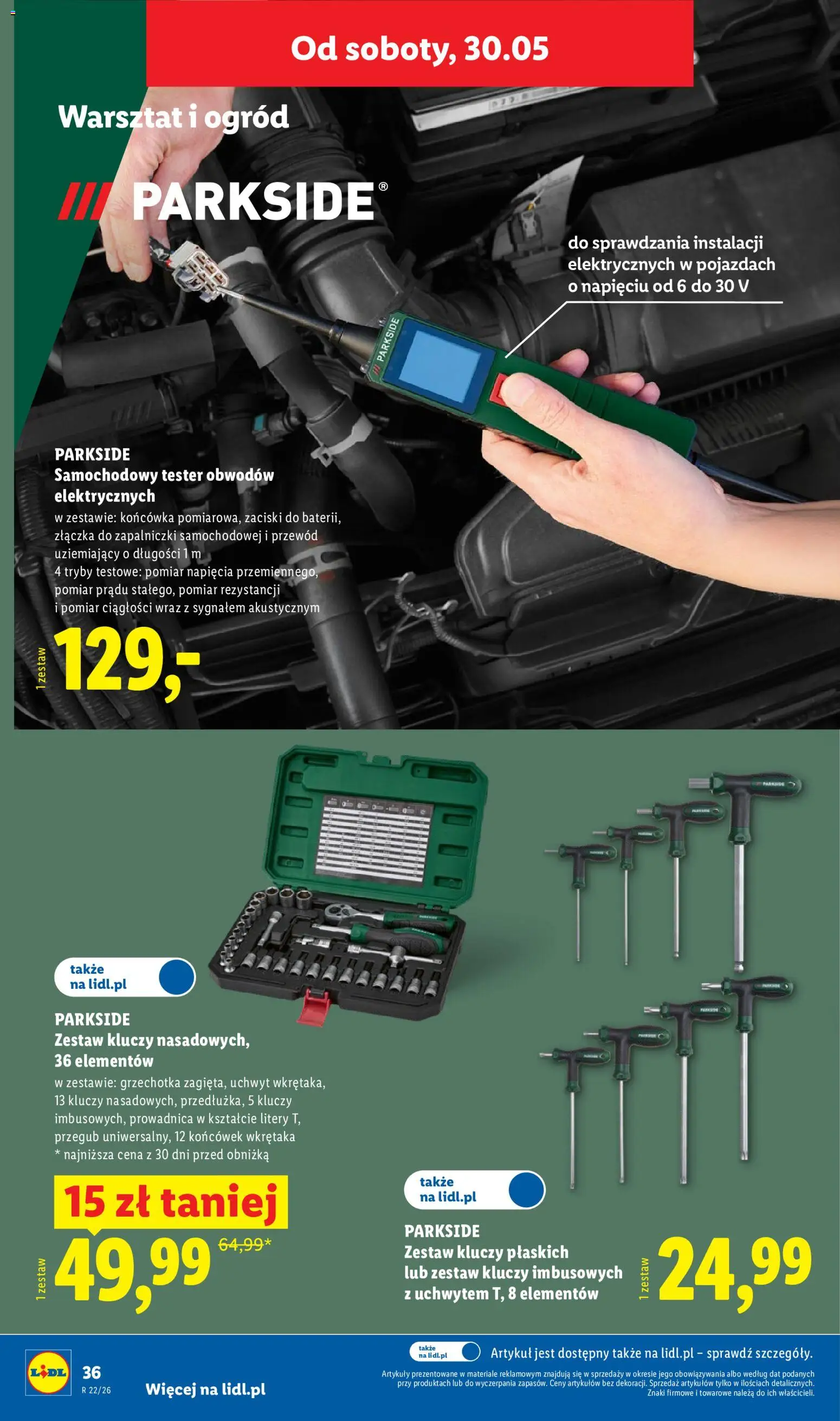 Lidl Polsko katalog od 25.05.2026 | Strana: 46 | Produkty: Parkside