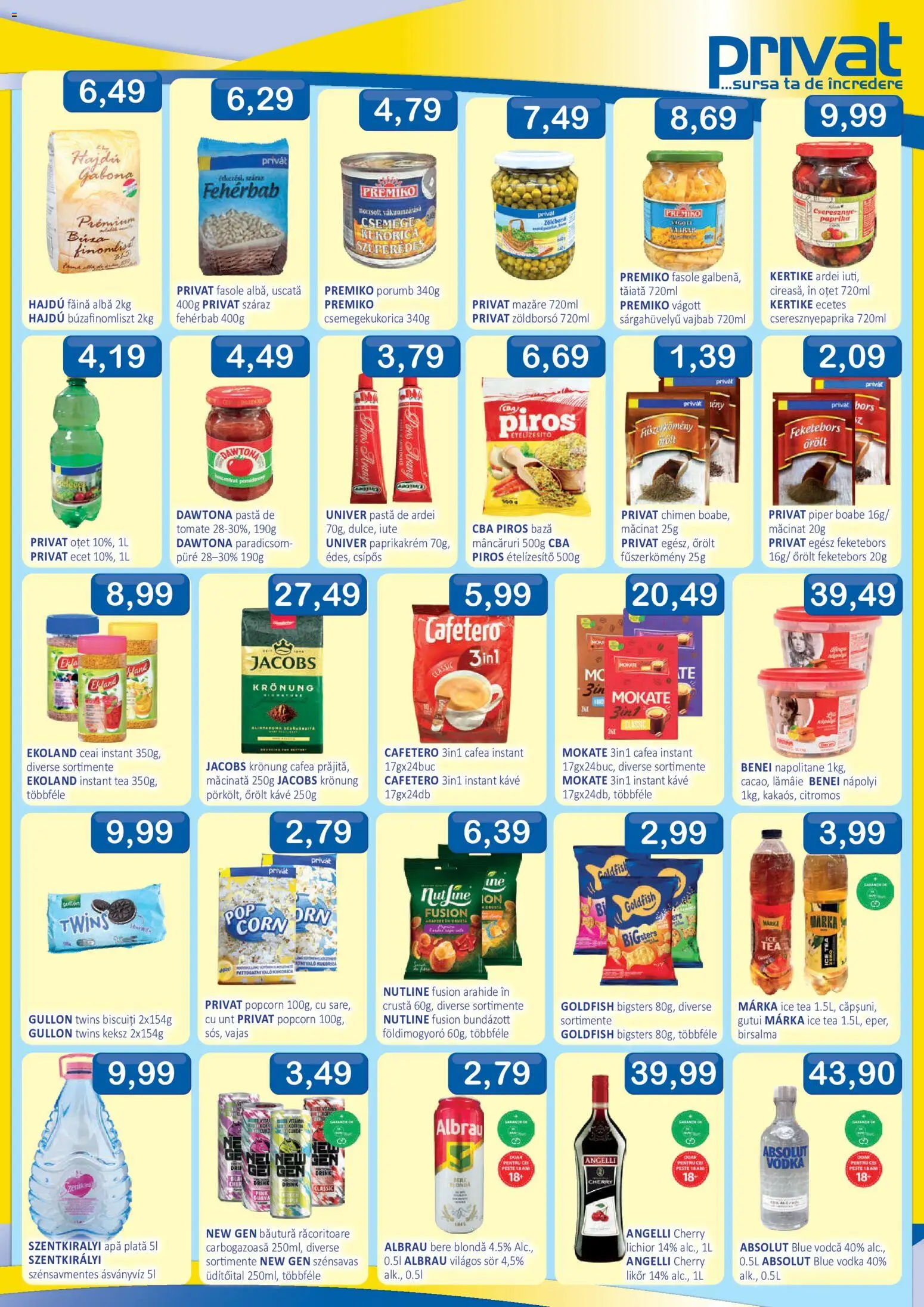 Noul catalog CBA – valabil de la 18.06.2026 | Pagină: 3 | Produse: Ceai, Ice tea, Biscuiți, Lămâie