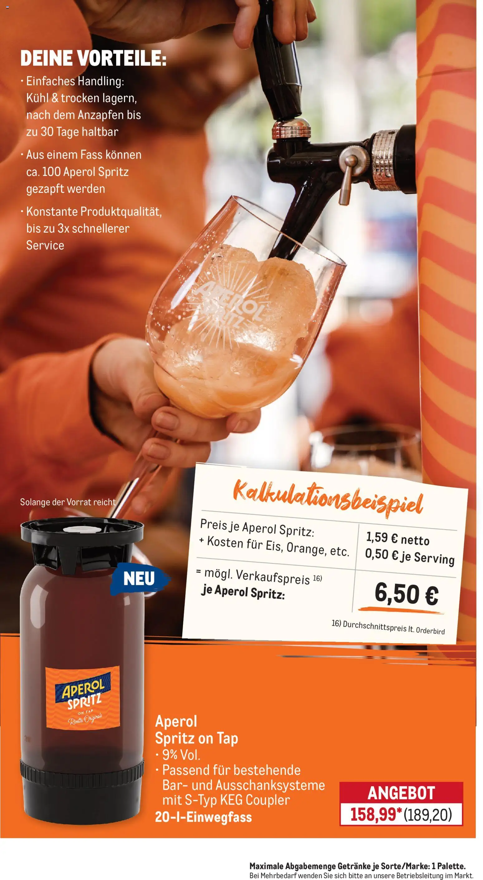 Metro Monats-Menü – gültig ab 01.07.2026 | Seite: 26 | Produkte: Aperol
