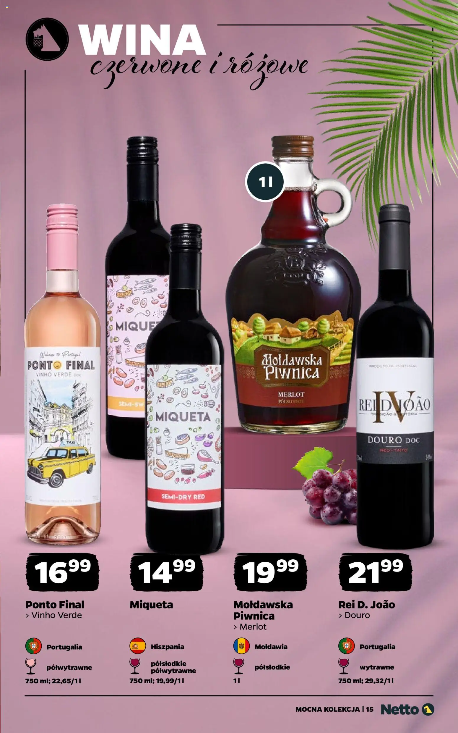 Netto gazetka - Wina od 22.06.2026 | Strona: 15
