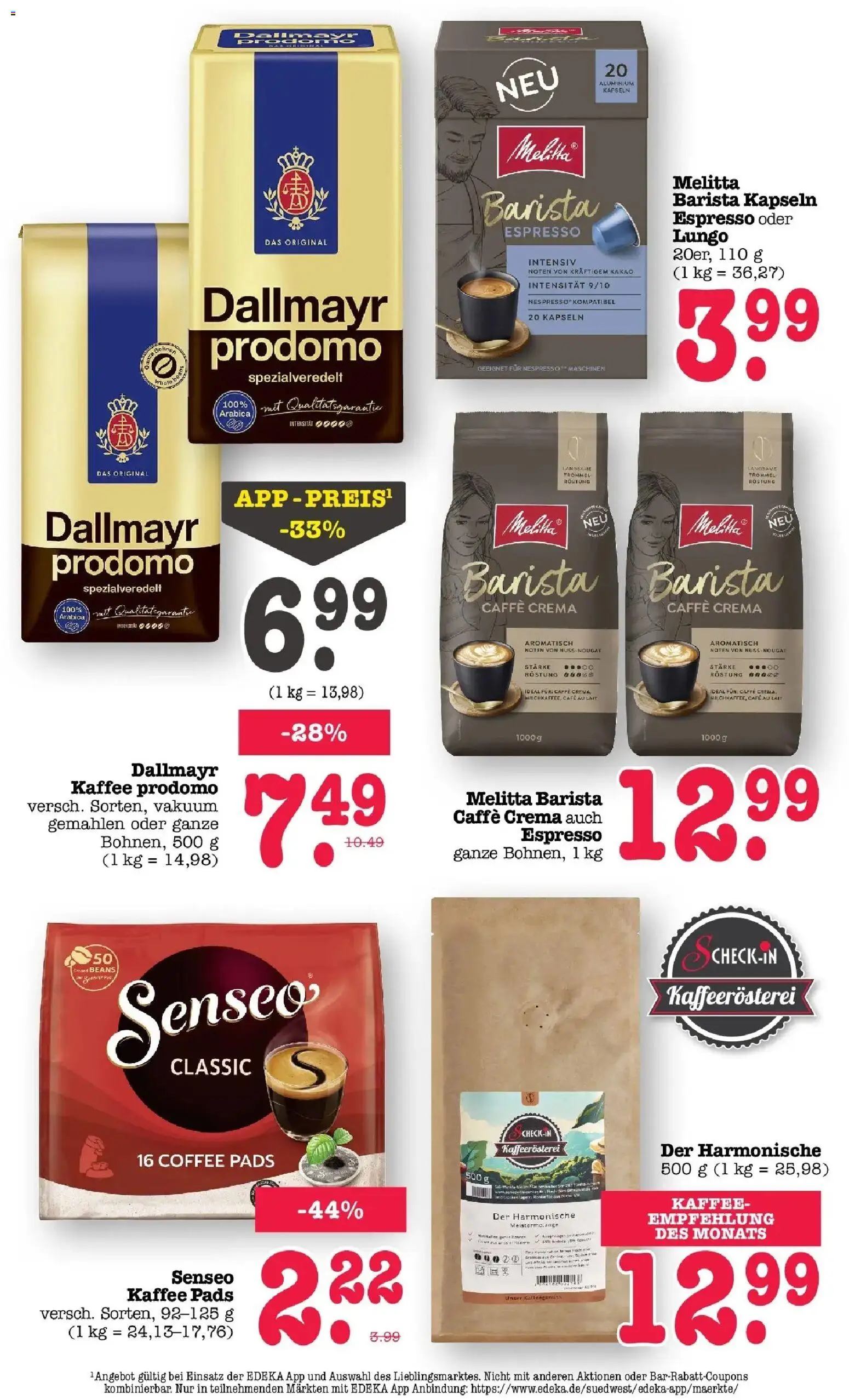 E center - E center: Wochenangebote – gültig ab 28.06.2026 | Seite: 38 | Produkte: Melitta, Senseo, Kaffee, Dallmayr