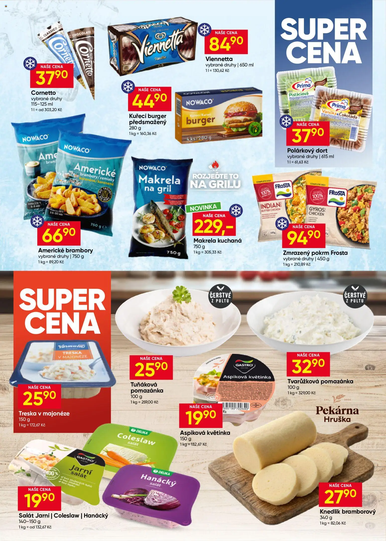 Hruška leták od 03.06.2026 | Strana: 5 | Produkty: Salát, Brambory, Pekárna, Dort