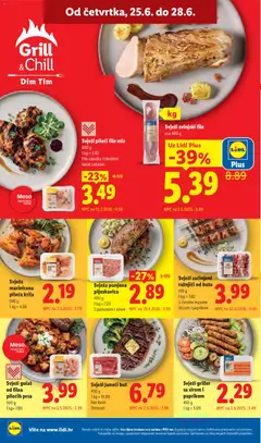 Svježi svinjski file, cca 400 g - Pregled kataloga iz trgovine Lidl, vrijedi od 23.06.2026 | Stranica: 54