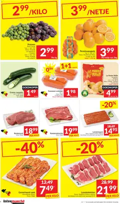 Gewassen wortelen, Gewassen wortelen, Cat.: 1, Oorsp.: België, In bakje van 1kg, Hetzij': 0,99€/bakje - Voorbeeld van een folder van Intermarché, geldig van 08/09/2026 | Pagina: 4