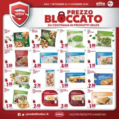 Anteprima del volantino Elite Supermercati volantino Spesa Difesa Selex valido a partire dal 01/09/2026 | Pagina: 8 | Prodotti: Salmone affumicato, Merluzzo, Panna, Mozzarella